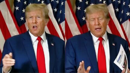 Trump Rages To Reporters At Woman He Defamed And Sexually Abused — Calls Her Case AGAINST Him 'Demeaning'
