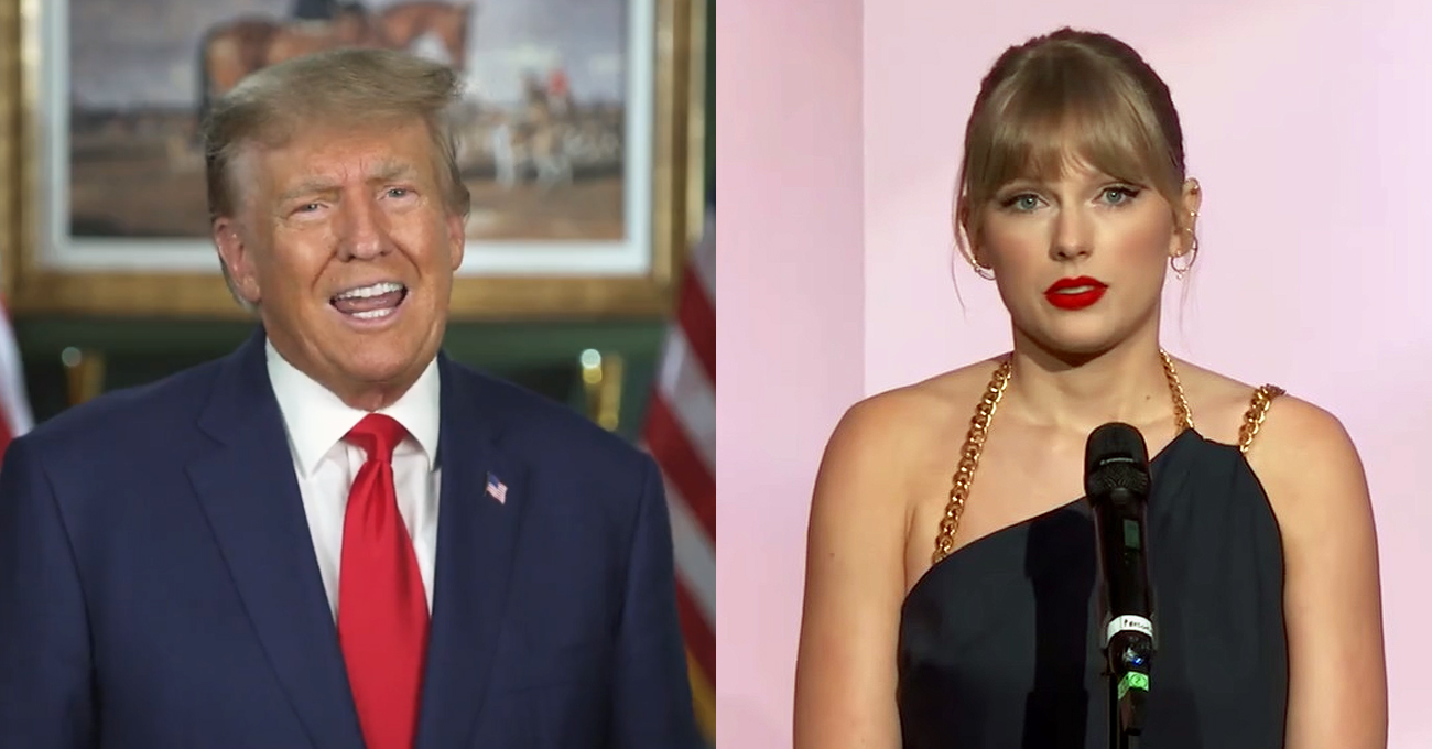 Trump’s Stunning Social Media Post About Taylor Swift Sparks Huge Reaction: ‘He’s Stone Cold Terrified of Her’