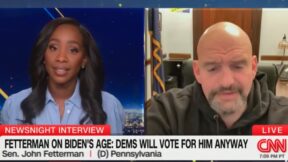 Abby Phillip and John Fetterman