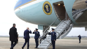 President Biden boarding Air Force 1