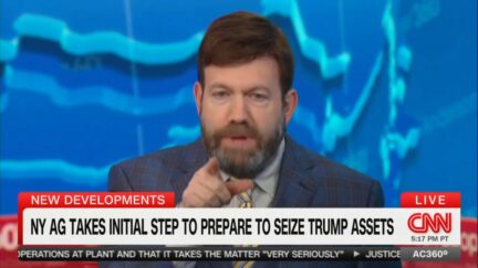 Frank Luntz addressing Letitia James on CNN