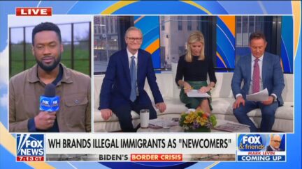 Lawrence Jones, Steve Doocy, Ainsley Earhardt, and Brian Kilmeade
