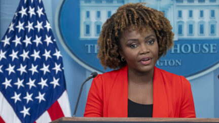 Karine Jean-Pierre Asked to Weigh in on NBC Hiring Ronna McDaniel