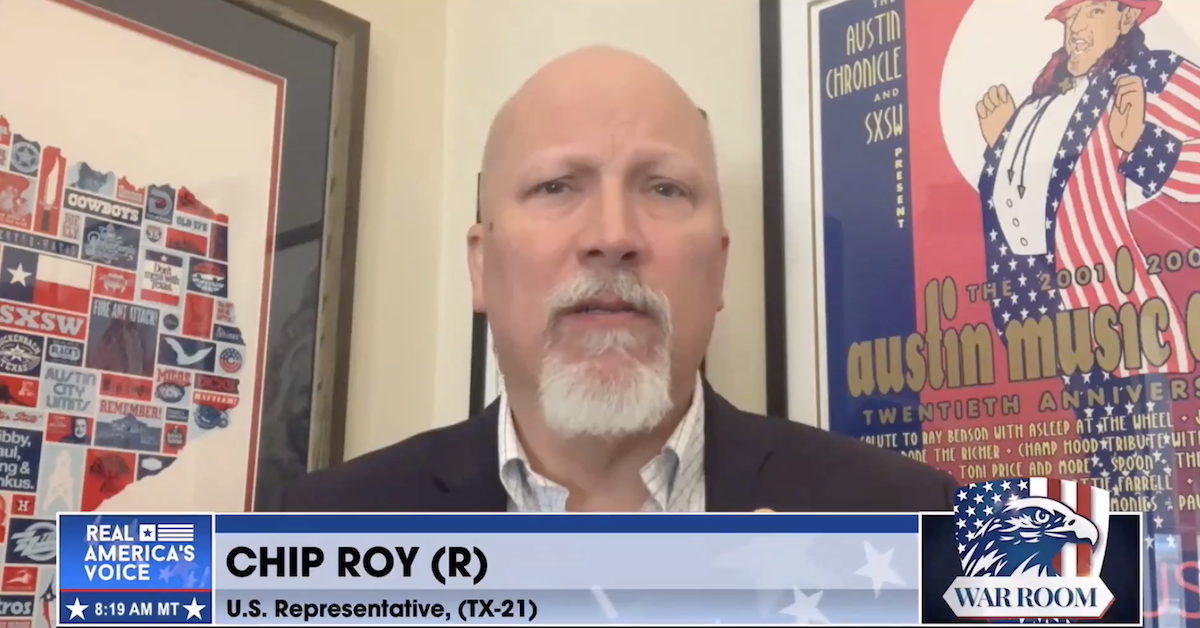 Chip Roy Blasts Republicans Over Spending Bill