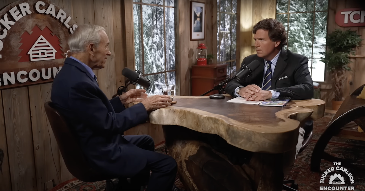 Ron Paul Tells Tucker Carlson Exact Date 'We Lost Our Government'