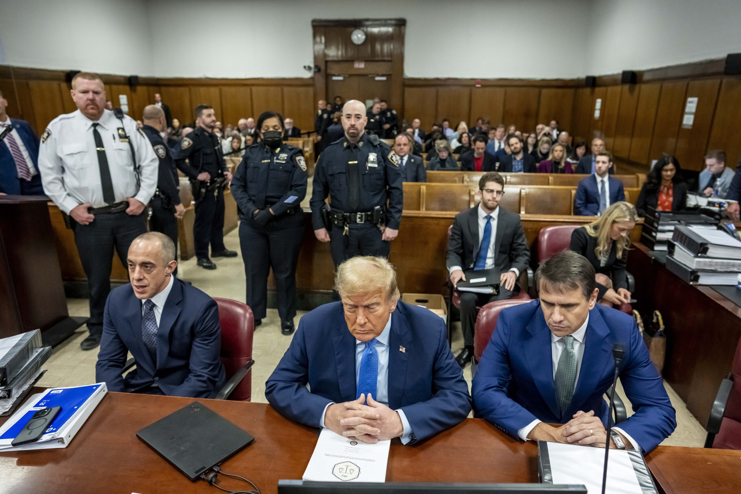 Donald Trump Comically Denies Sleeping During Trial