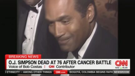 CNN coverage of OJ Simpson death