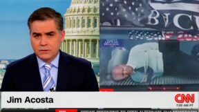 CNN's Jim Acosta Shocked By 'Horrifying Violent' Trump Video Of Tied-Up Biden In Trunk — Poses 'Security Risk'