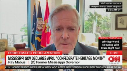 ”Confederate Heritage? Really?’ Former Mississippi Gov Slams State’s Plan to ‘Celebrate’ Confederacy (mediaite.com)