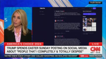 Dana Bash talking about Trump's Truth Social rants