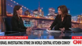 Erin Burnett interviewing Tal Heinrich