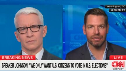 Anderson Cooper and Eric Swalwell