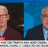 Anderson Cooper and Jeffrey Toobin