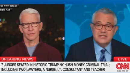 Anderson Cooper and Jeffrey Toobin