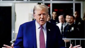 Trump Attacks Judge In New Courthouse Rant — Even As He Demands 'The Gag Order Must Come Off!'