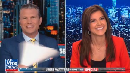 Pete Hegseth and Rachel Campos-Duffy