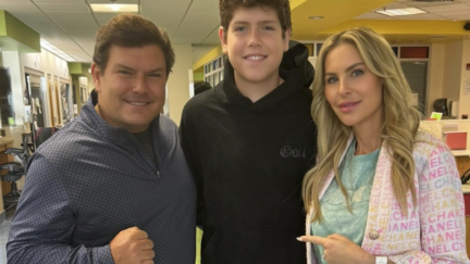 Bret Baier, his son Paul, and his wife Amy