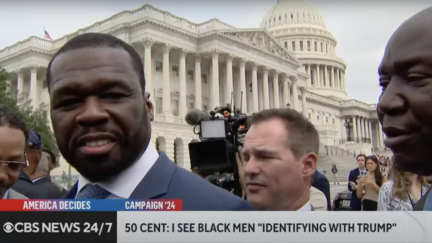 50 Cent Says Black Men 'Identifying' with Trump Amid Legal Troubles
