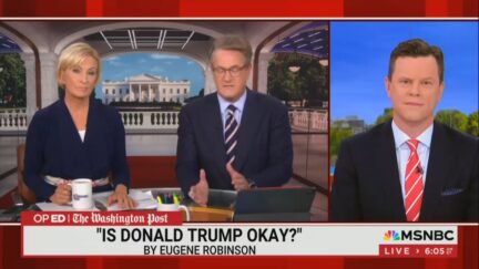 Mika Brzezinski, Joe Scarborough, and Willie Geist