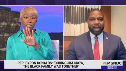 Joy Reid and Byron Donalds