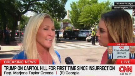 Majorie Taylor Greene Gushes About Trump to CNN