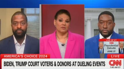 Sara Sidner Pushes Back on Bakari Sellers After He Dismisses Positive Trump Poll