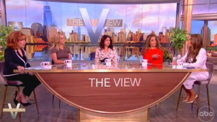 View Hosts Get Fiery Debating Biden Trump Debate