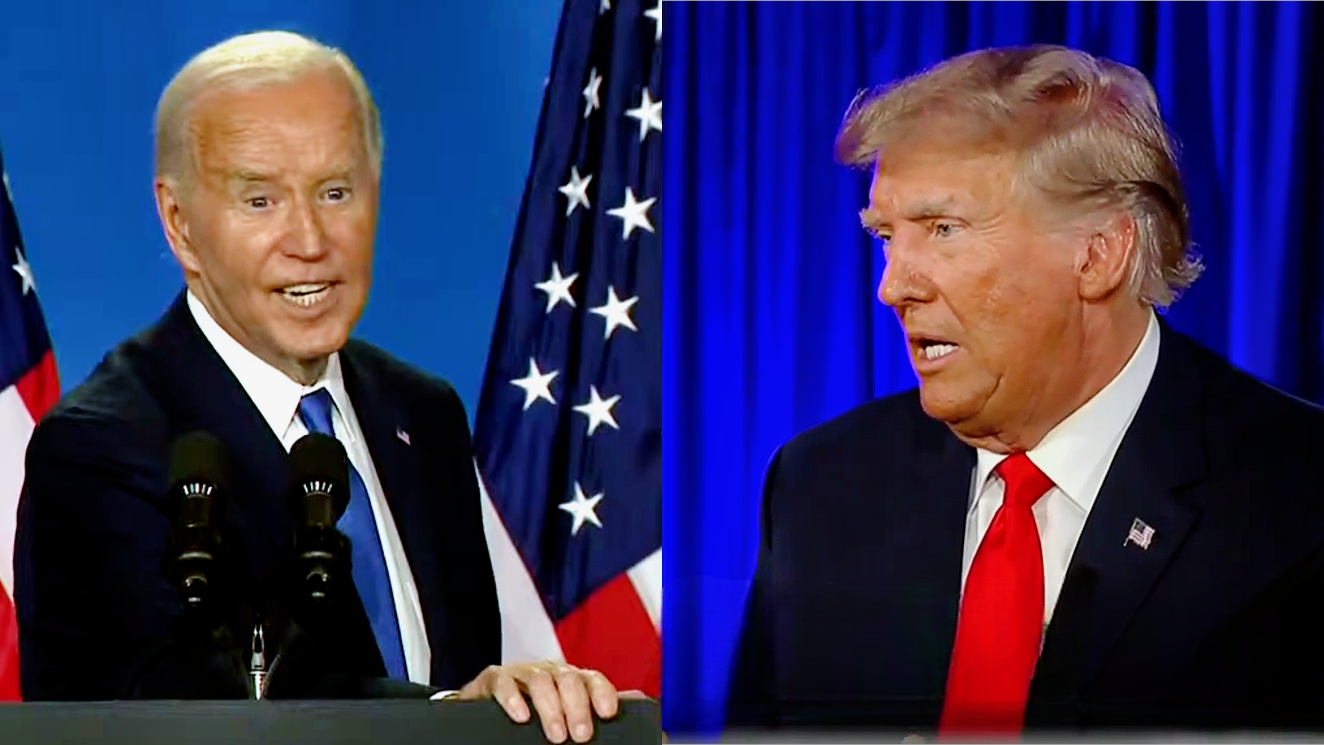1 Biden Hits Back When Trump Mocks Him For Calling Kamala Harris 'Vice President Trump' At Presser