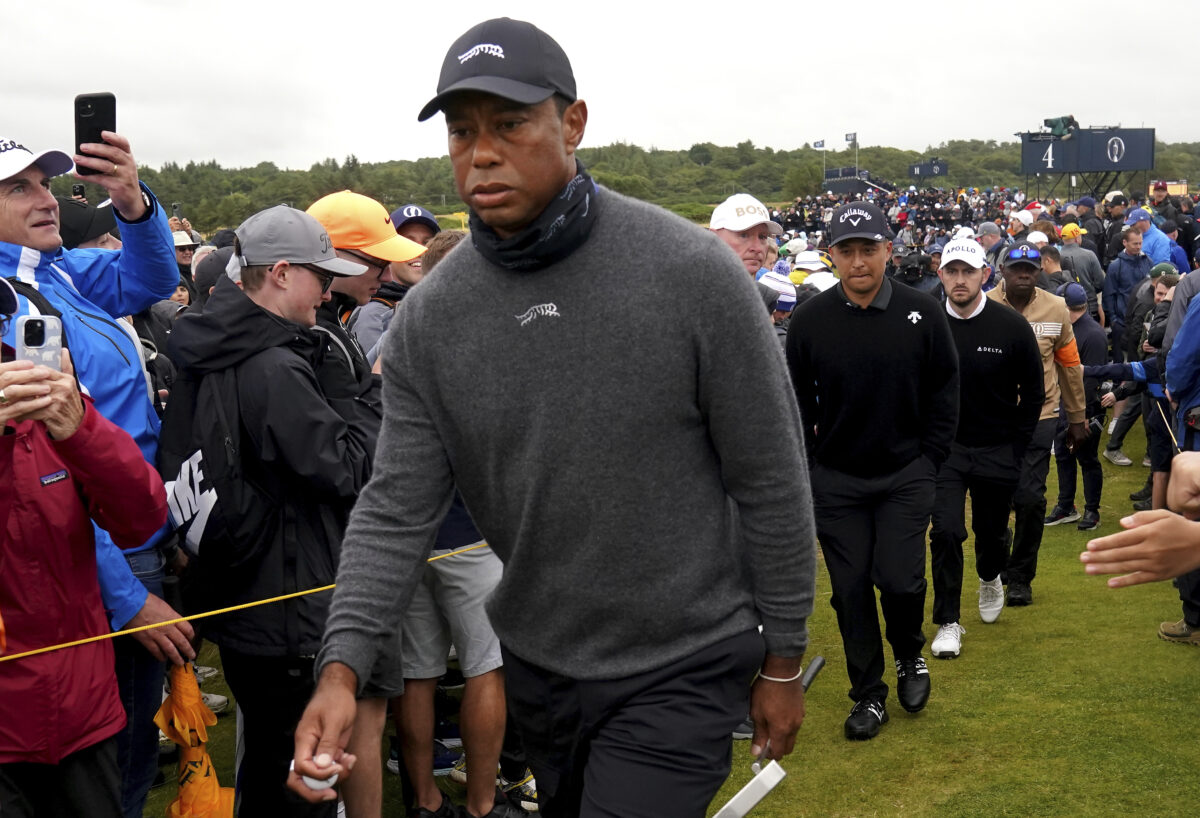 Tiger Woods at British Open