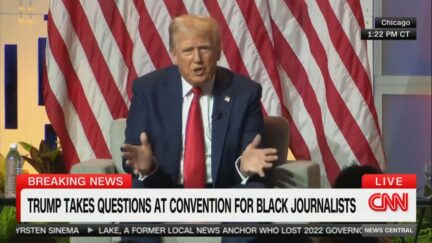 Donald Trump at NABJ