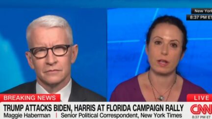 Anderson Cooper and Maggie Haberman