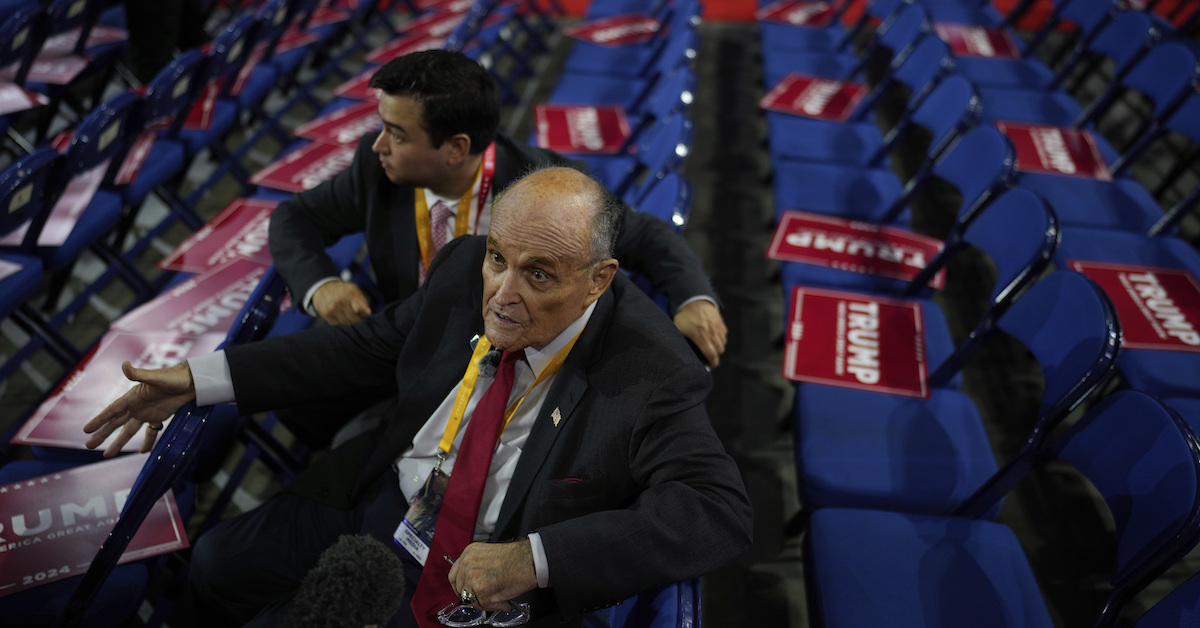 Rudy Giualini's RNC Trip Paid for By Mike Lindell