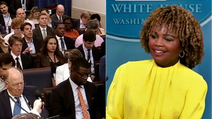 Stunning Trump Conspiracy Rant Draws Laughs At Briefing As Reporter Grills Jean-Pierre About It
