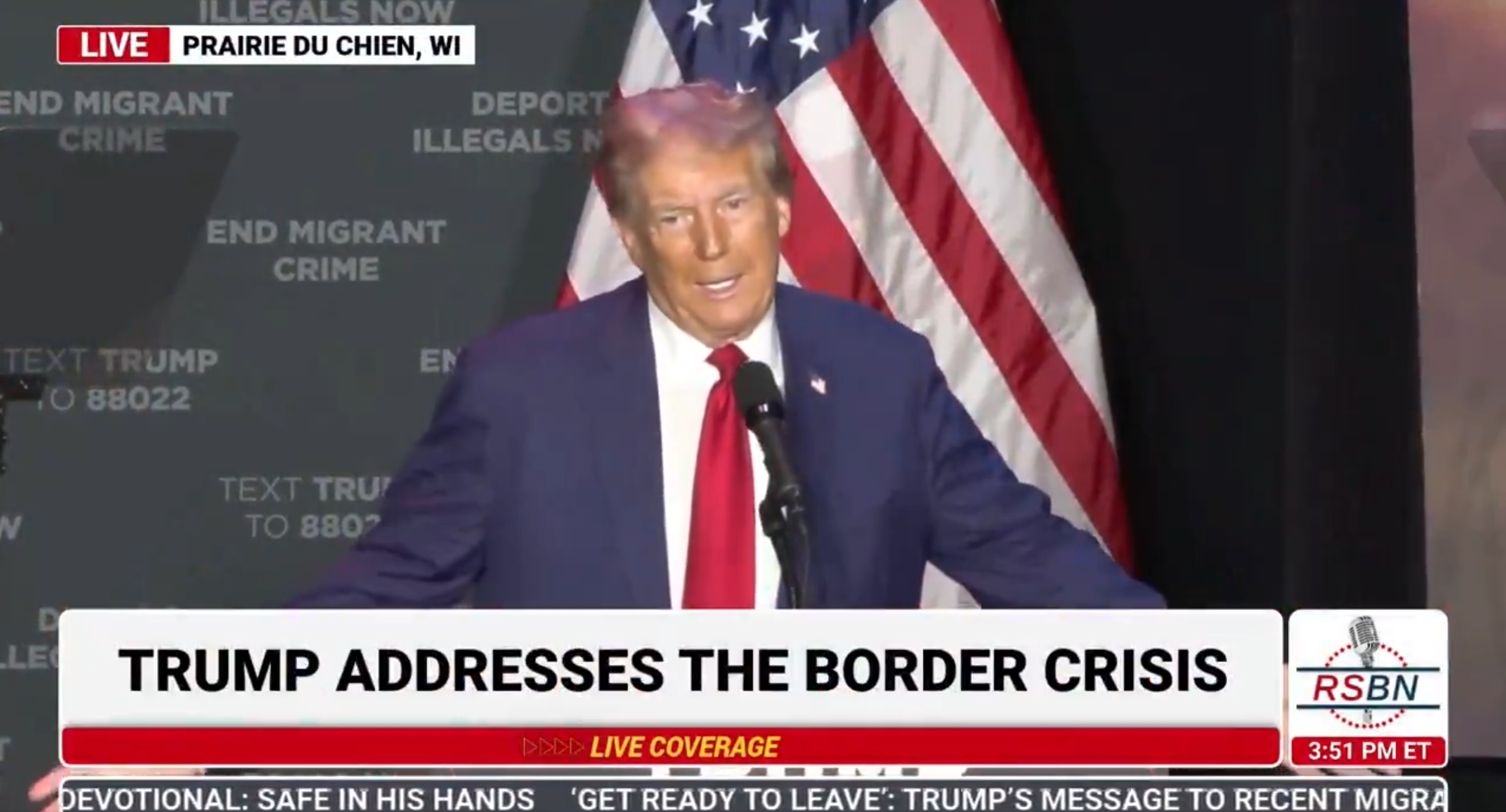 Trump Tells Supporters Biden Became ‘Mentally Impaired’ But Harris Was ‘Born That Way’