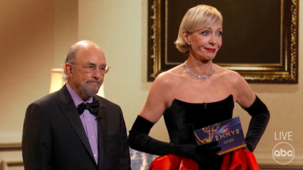 Richard Schiff and Allison Janney