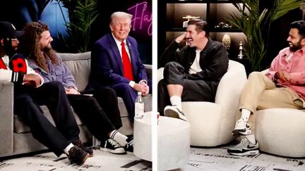 Hosts Laugh Hysterically As Trump Explains His 'Brilliant' And 'Not Rambling' Weave