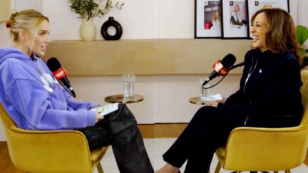 Kamala Harris Cracks Up As Call Her Daddy Host Talks About Men Not Knowing 'Where A Tampon Goes'