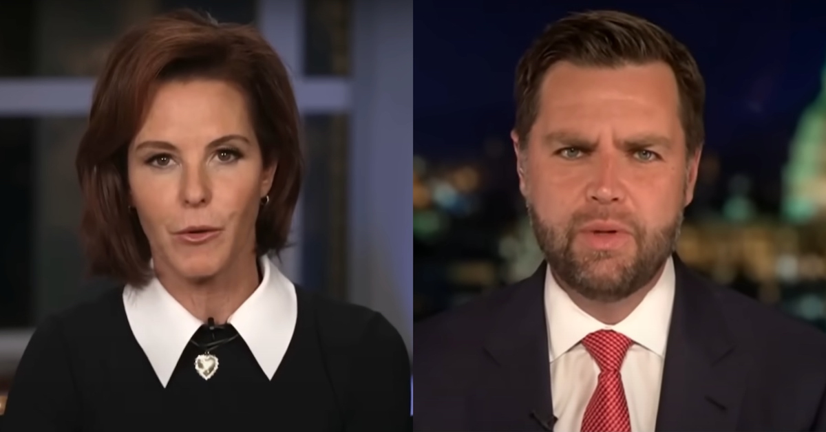 JD Vance Roasts Stephanie Ruhle After She Fact Checks Obvious Joke
