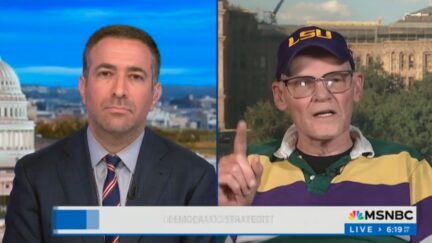 Ari Melber and James Carville