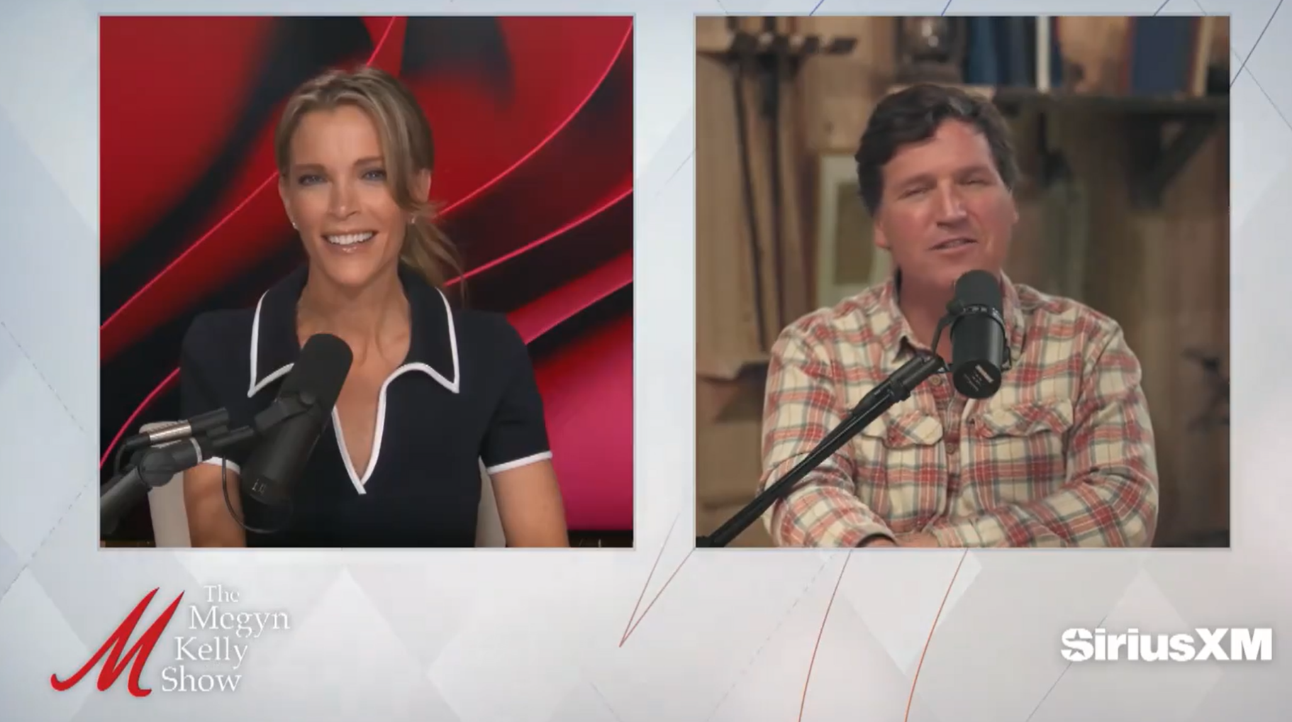 Tucker Carlson Resorts to Insinuating Tim Walz Is Gay on The Megyn Kelly Show