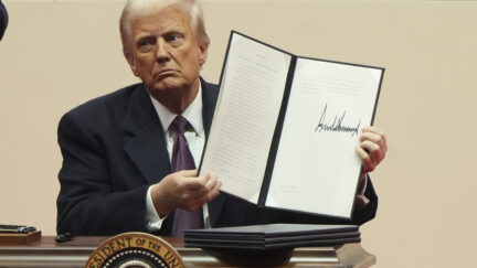 Trump signs executive order on inauguration day