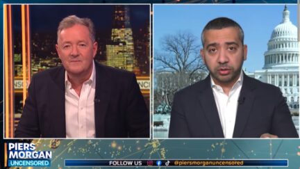 Piers Morgan and Mehdi Hasan