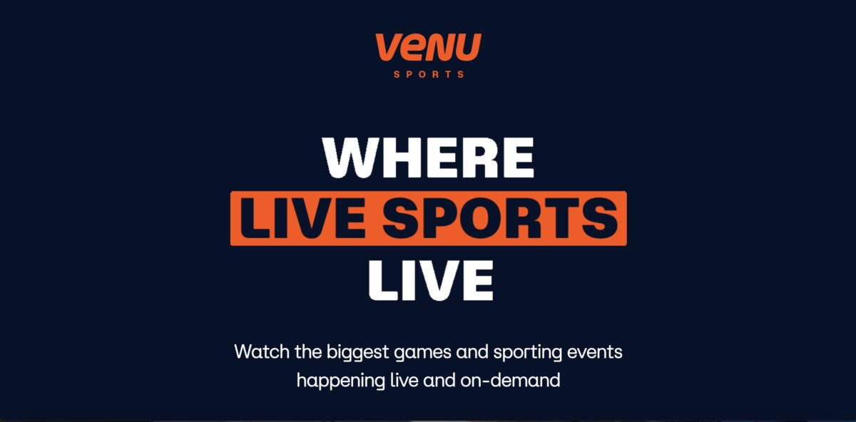 Venu Sports Homepage