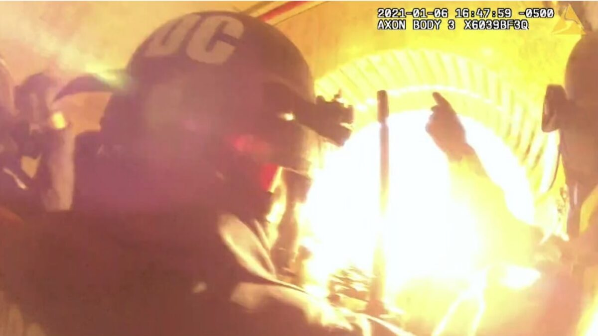 Explosion during attack on Capitol