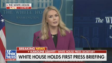 White House Press Secretary Karoline Leavitt