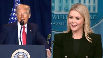 Trump Hits False Politico Attack At Prayer Breakfast — Hours After His Own Press Secretary Debunked It