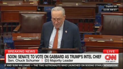 Chuck Schumer opposing Tulsi Gabbard's nomination