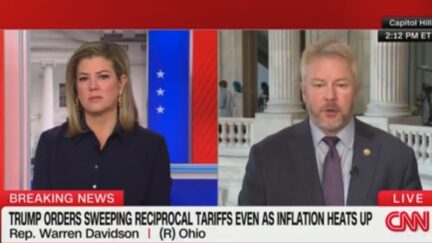 Brianna Keilar and Warren Davidson