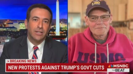 Ari Melber and James Carville
