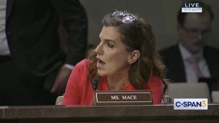 Nancy Mace repeats anti-trans slur at House hearing
